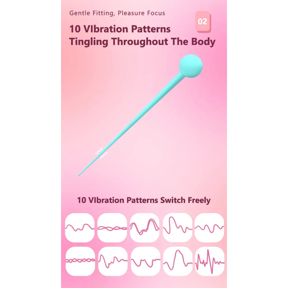 10 Mode G Spot Clit Vibrator for Women Internal Nipple