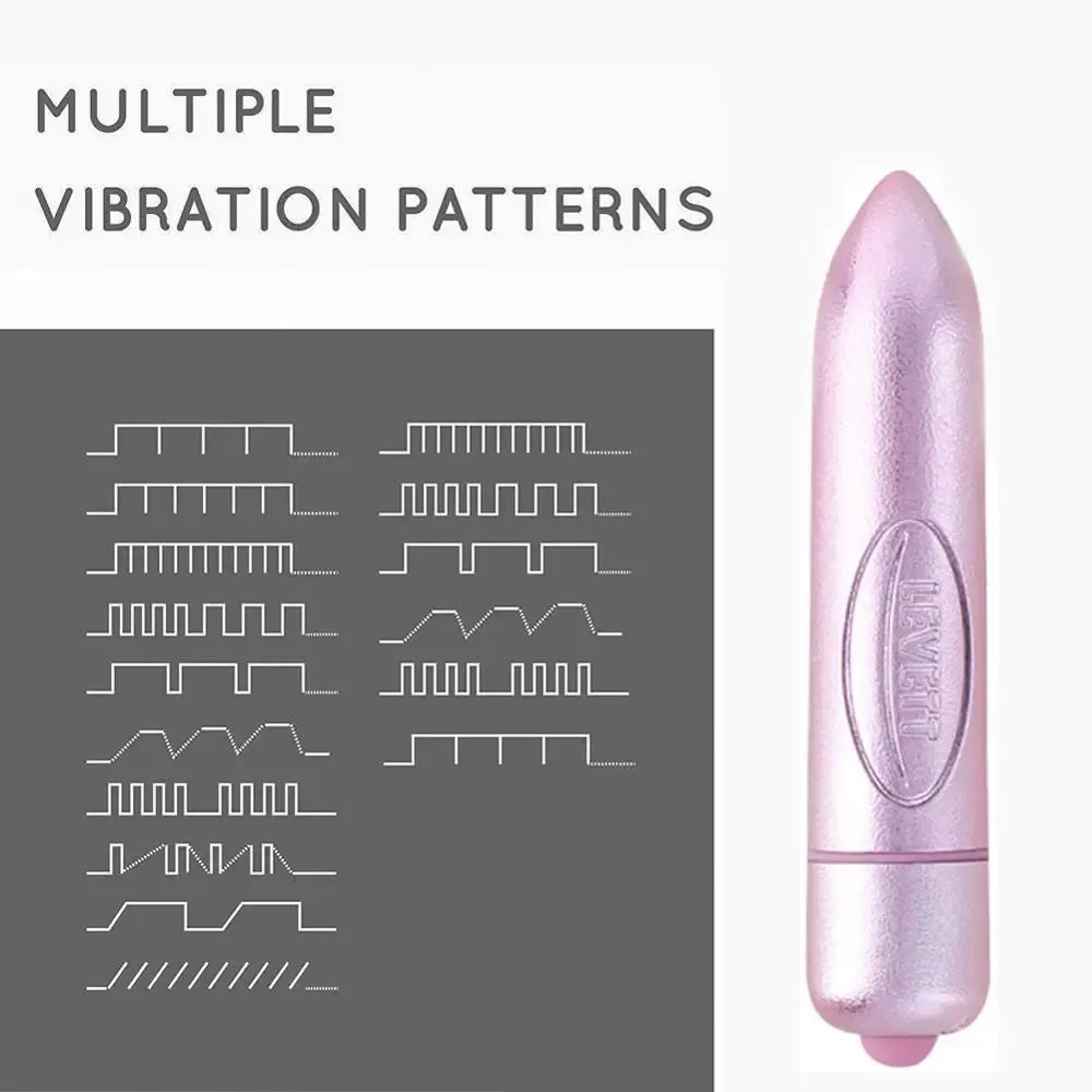 16 Speed Bullet Vibrator For G Spot & Clitoris Stimulation