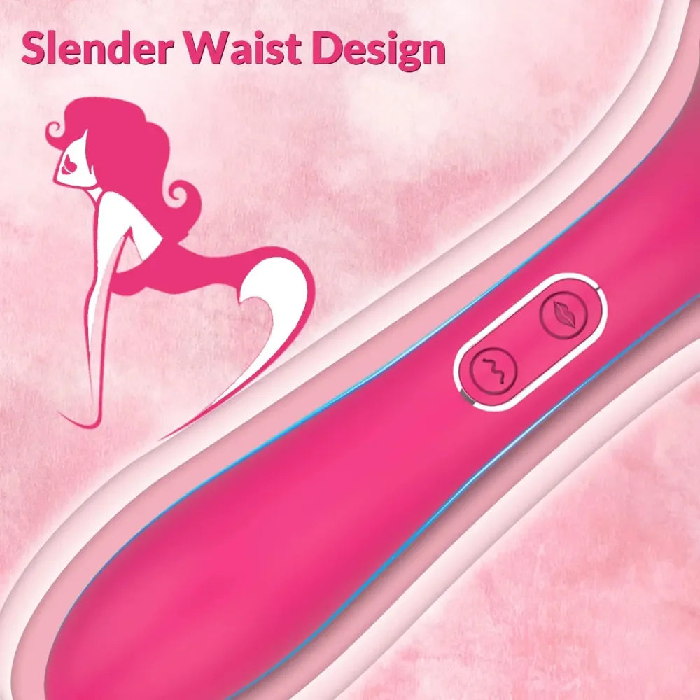 2 In 1 G Spot Vibrator Tongue Licking Clit Stimulation