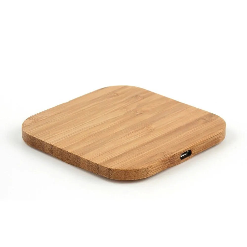 Vibe Geeks Wireless Wooden Charging Pad for QI Enabled