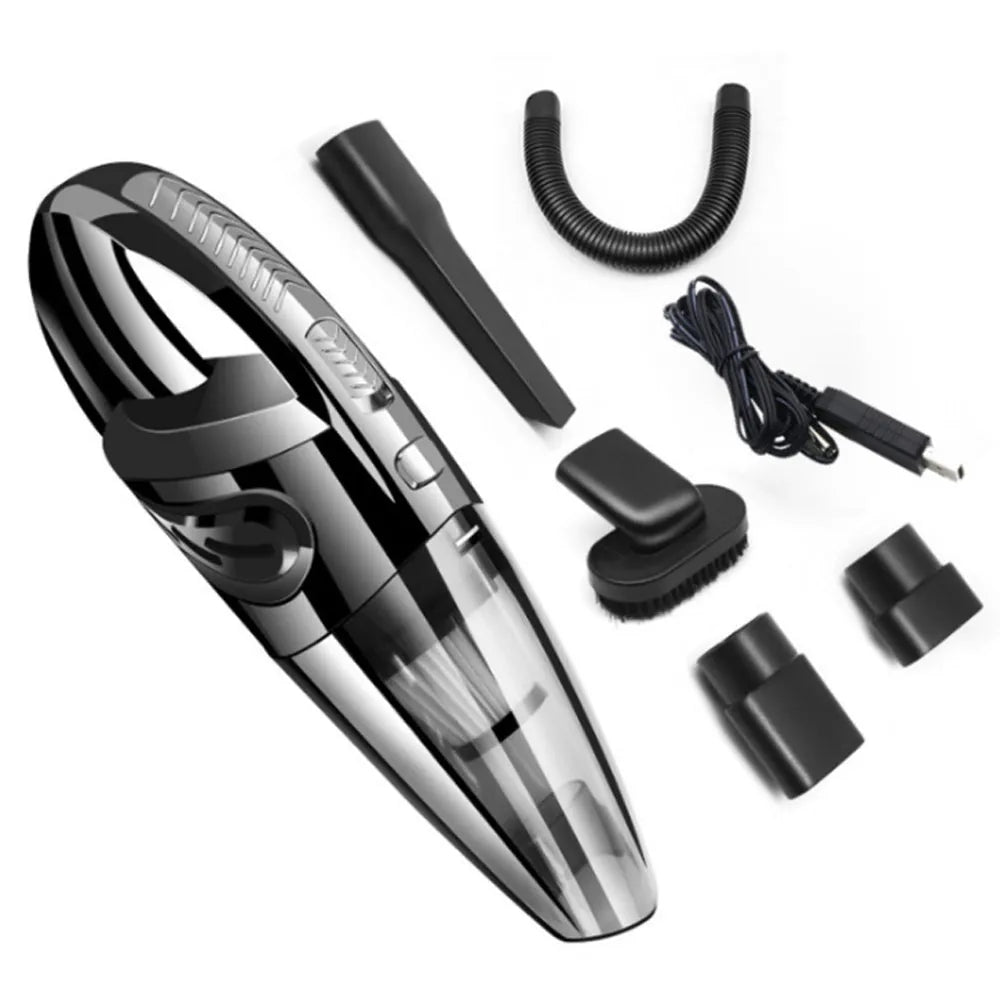 Vibe Geeks USB Rechargeable Cordless Car Wet and Dry Vacuum