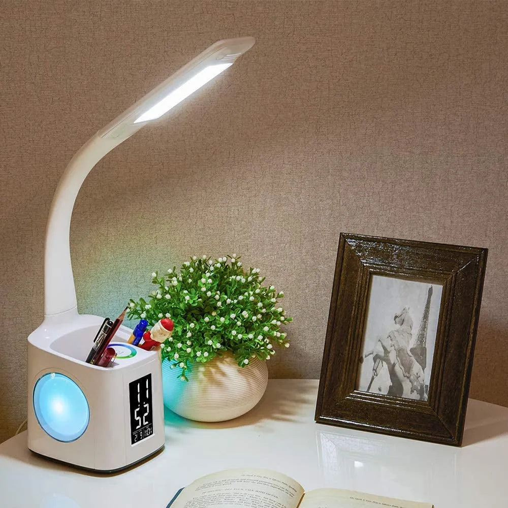 Vibe Geeks Multifunctional LED Dimmable Desk Lamp