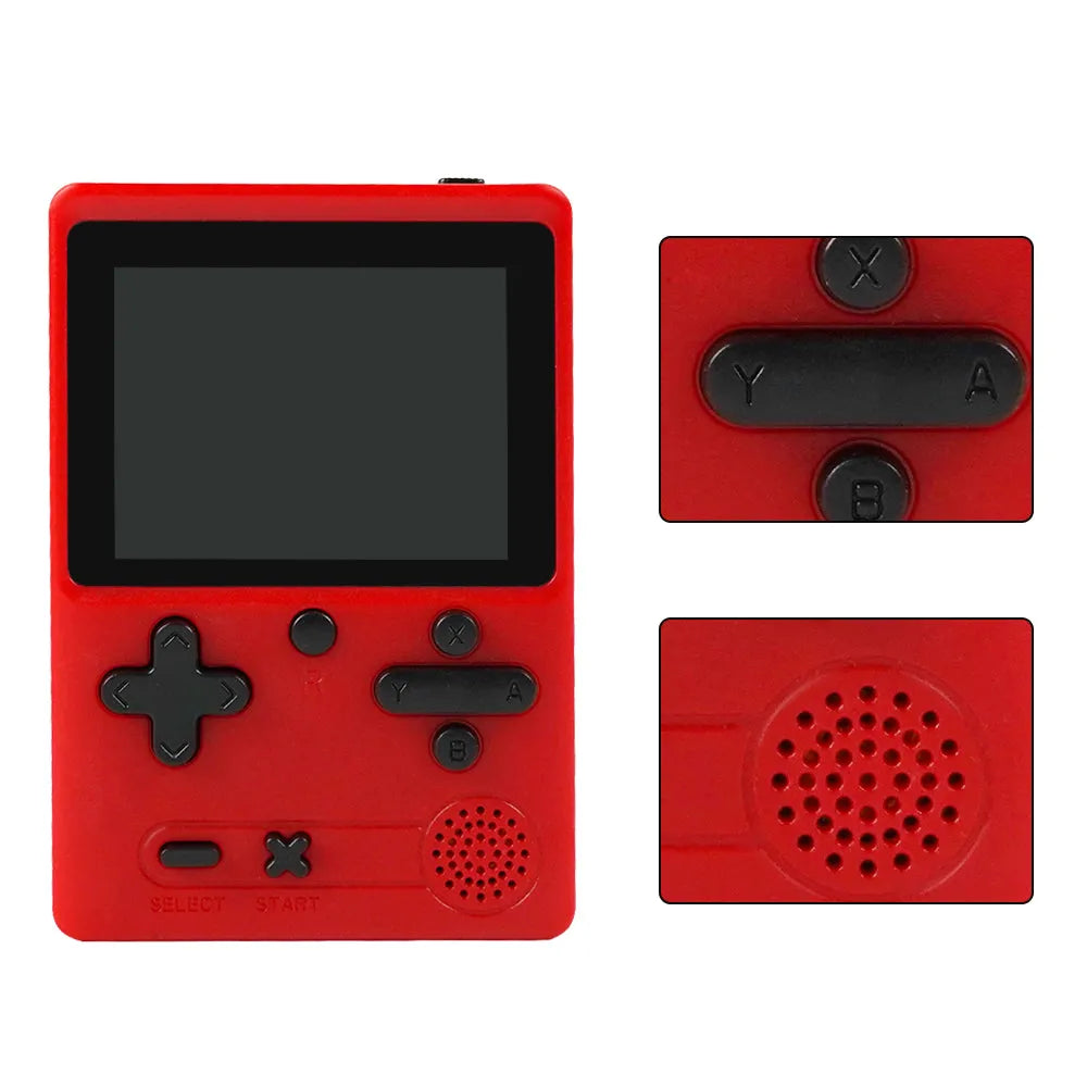 Vibe Geeks Retro Handheld Pocket 500 in 1 Video Game