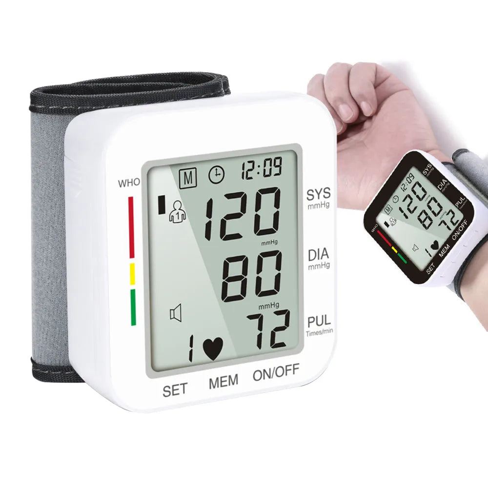 Vibe Geeks Digital Automatic Wrist Blood Pressure Monitor