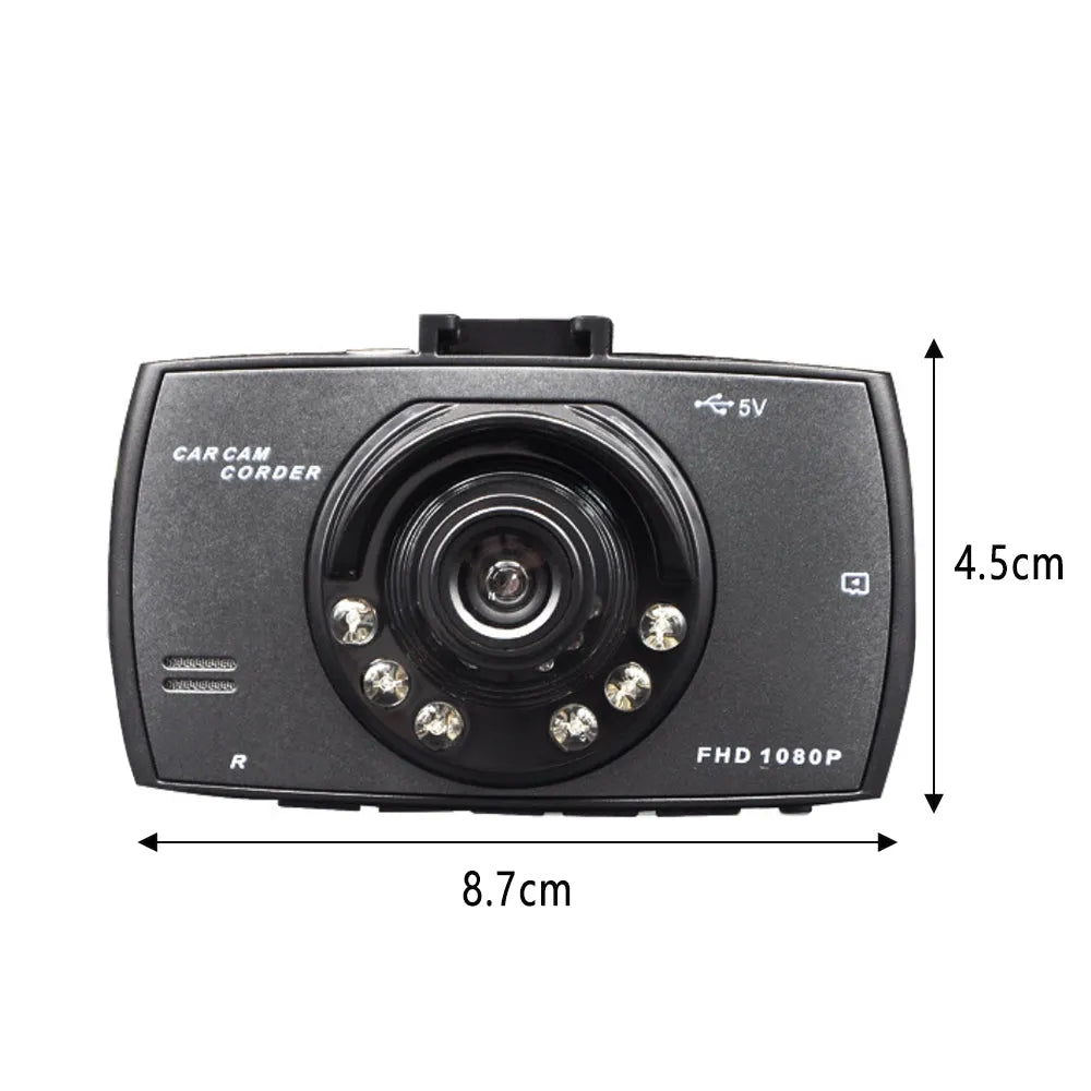 Vibe Geeks Full HD 1080p Car Dash Camera with FREE Reverse