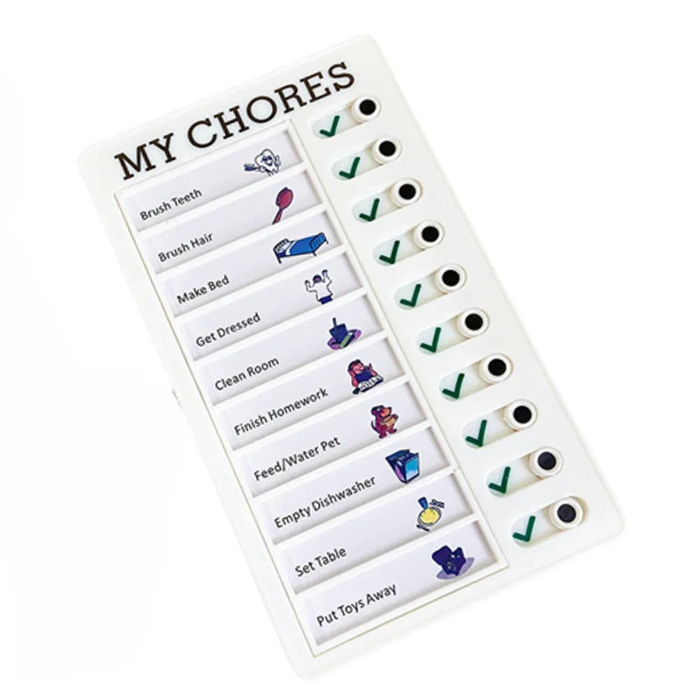 Vibe Geeks Detachable and Reusable Chore Chart Memo Board