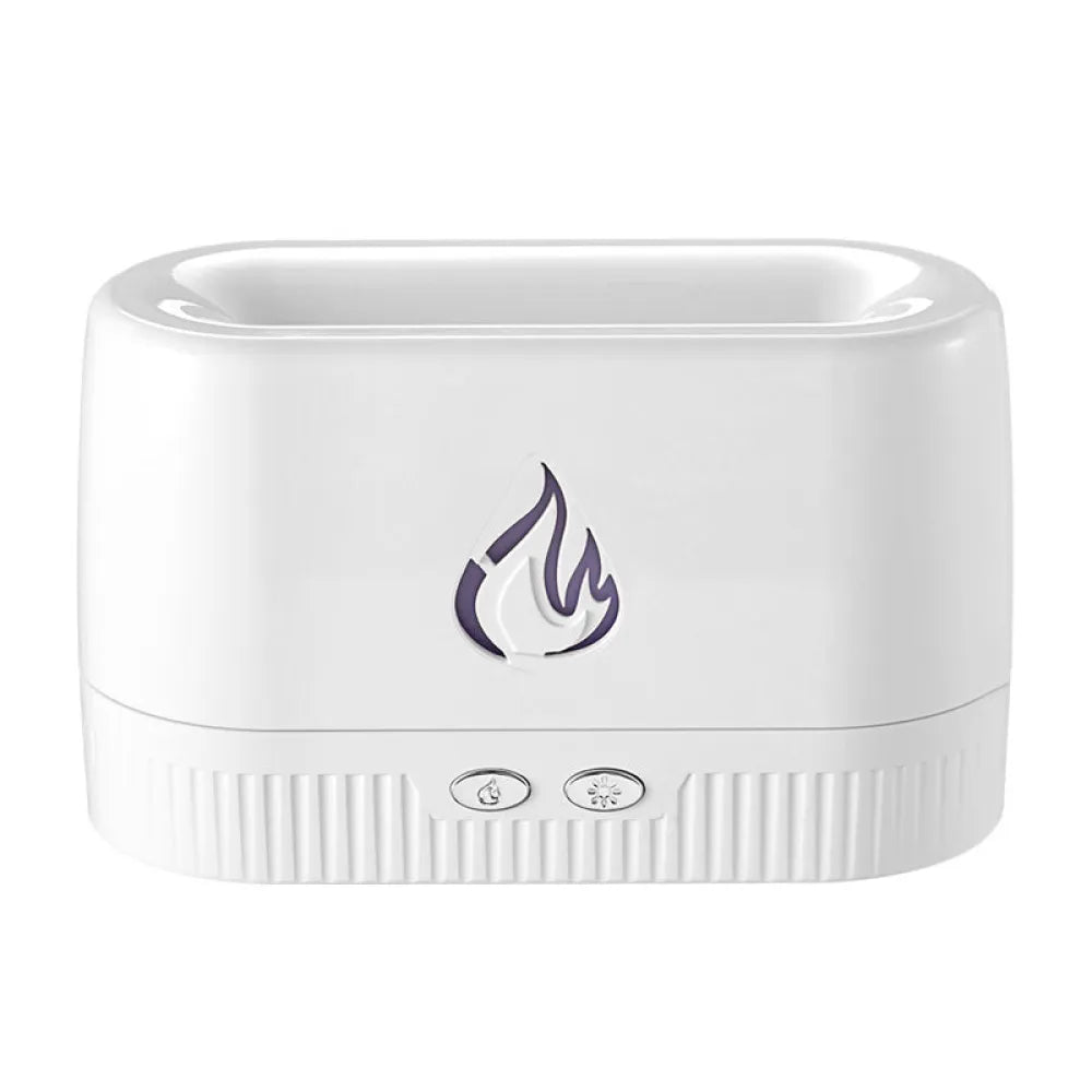 Vibe Geeks Cool Mist Quiet Humidifier with Flame Simulation