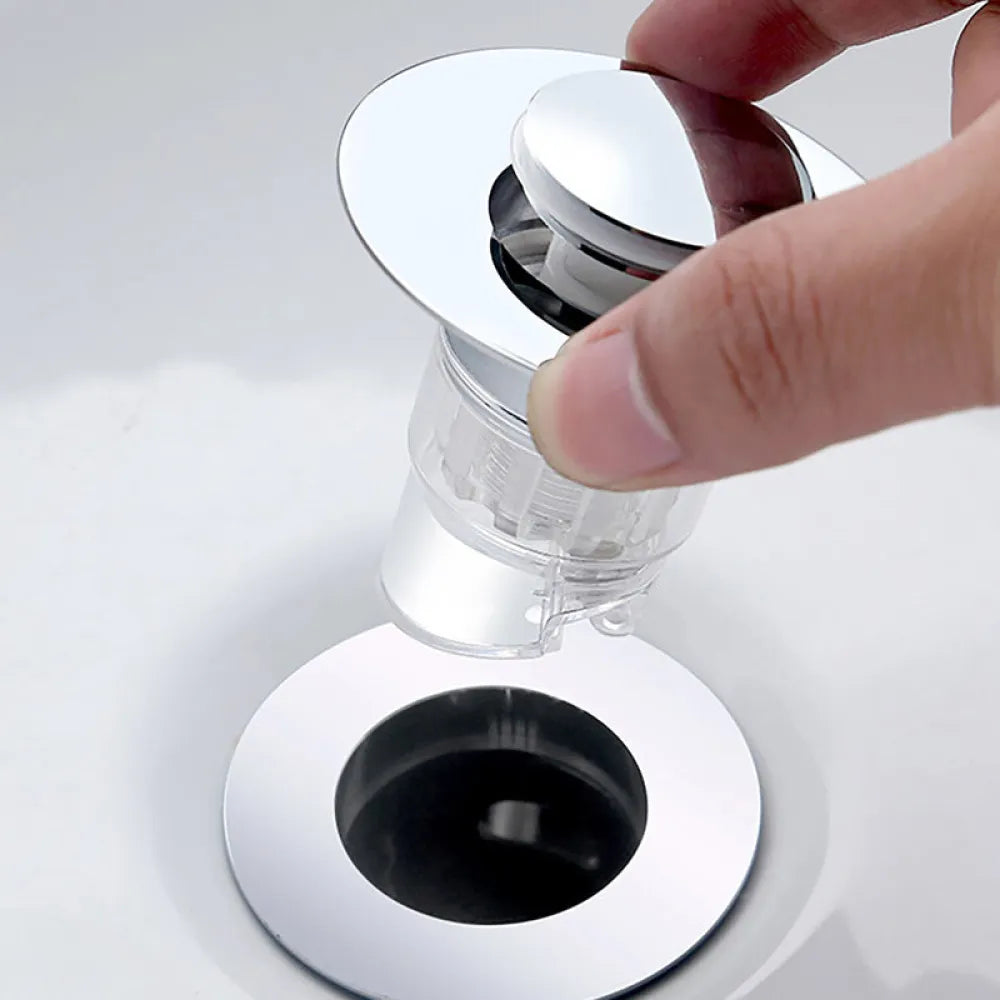 Vibe Geeks Universal Pop - Up Basin Plug Drain Stopper