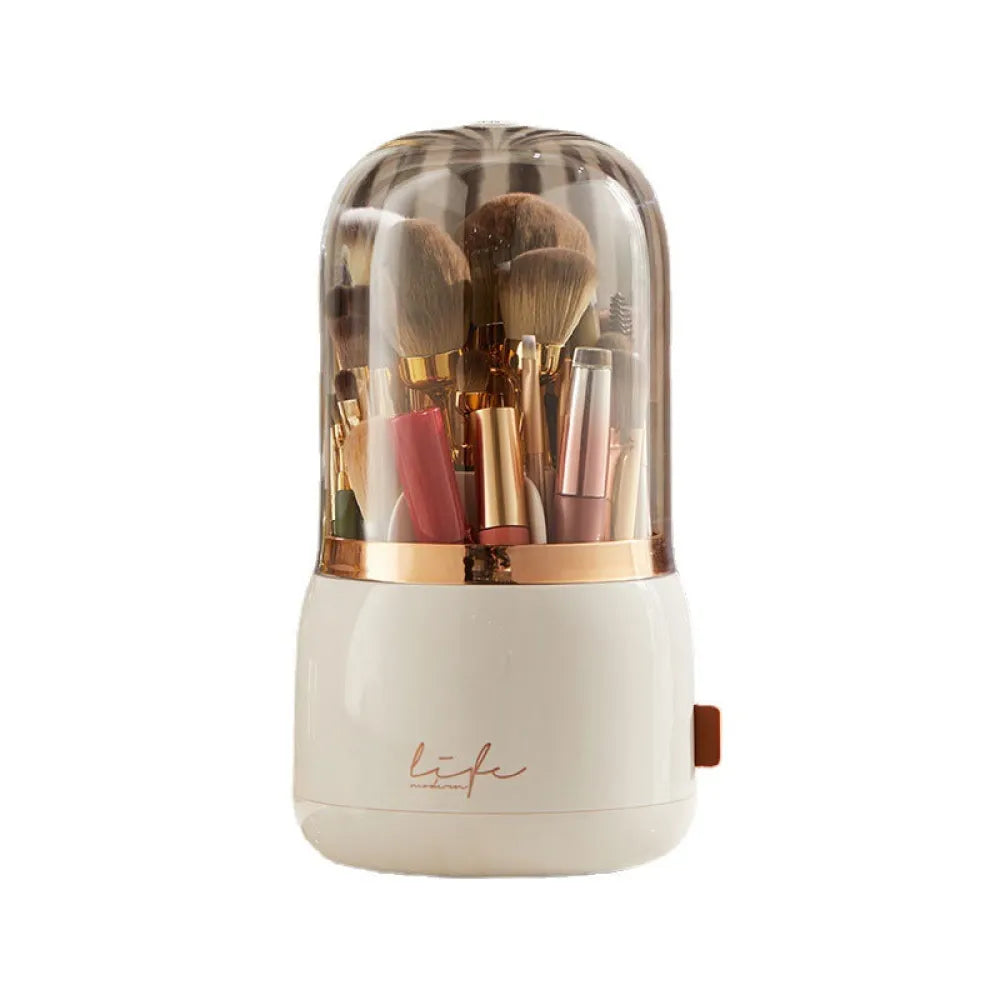 Vibe Geeks 360° Rotating Compartment Dustproof Makeup