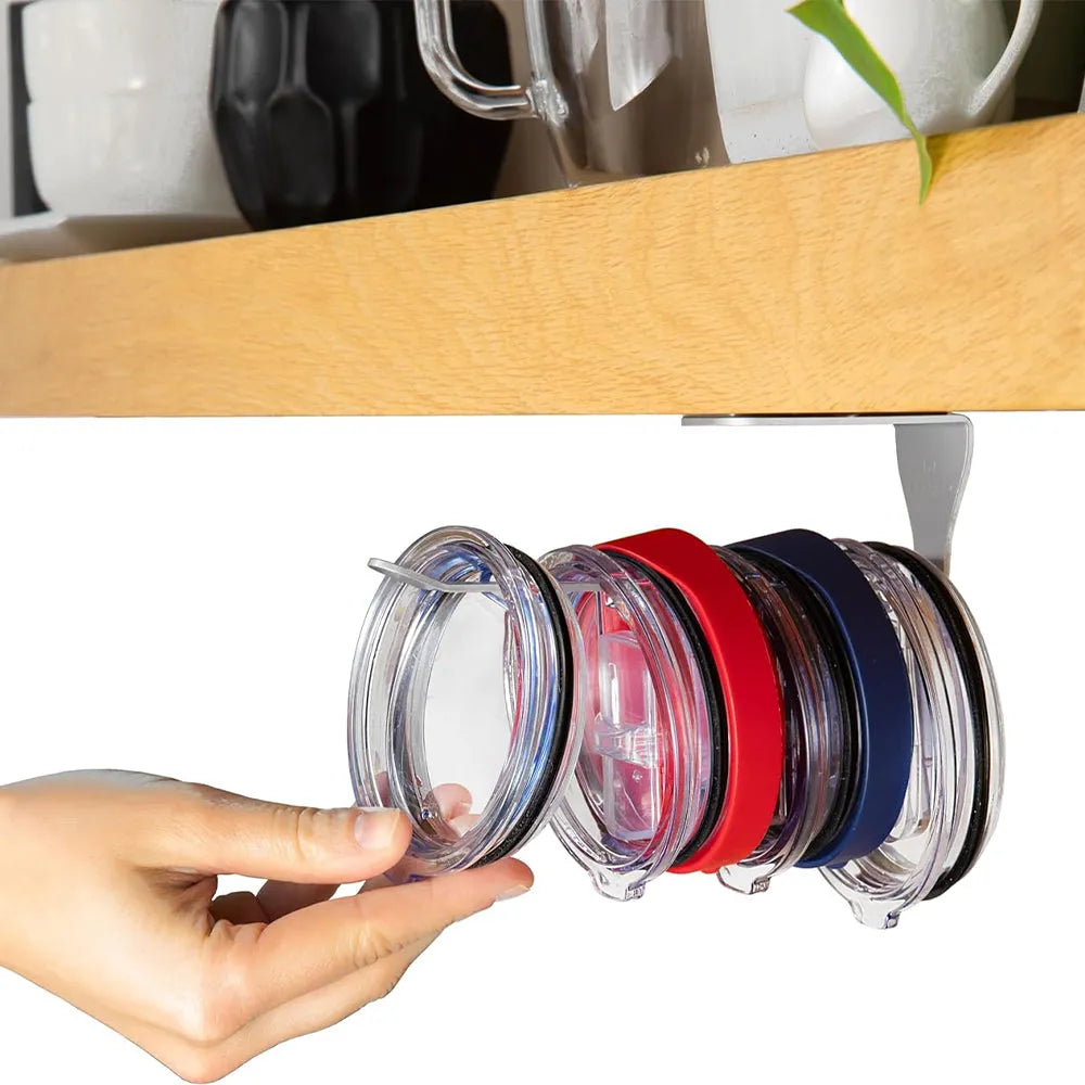 Vibe Geeks Self - Adhesive Under Cabinet Horizontal Tumbler