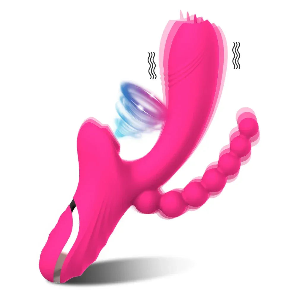 3-in-1 Clit Sucker & Vagina Stimulator for Women