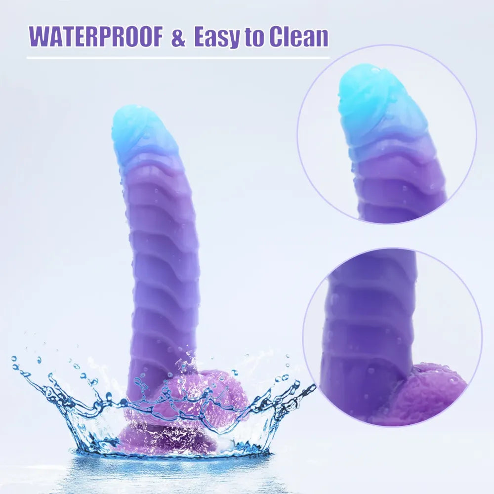 8.4 Inch Silicone Fantasy Dildo Suction Cup G-Spot & Anal