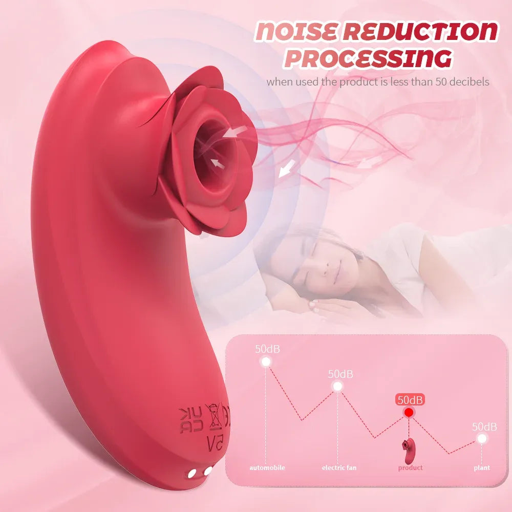 9 Mode Rose Sucking Vibrator for Women