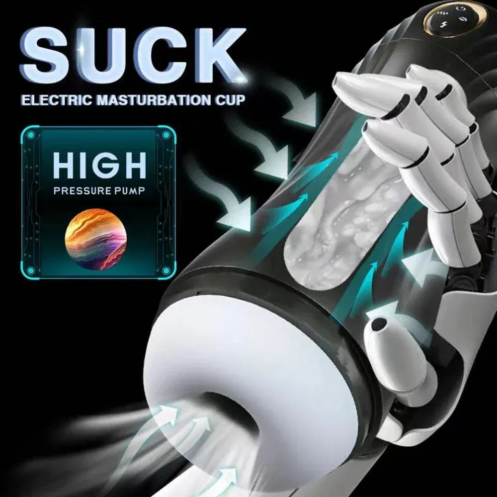 Automatic Sucking Male Masturbation Cup Oral Vagina Adult