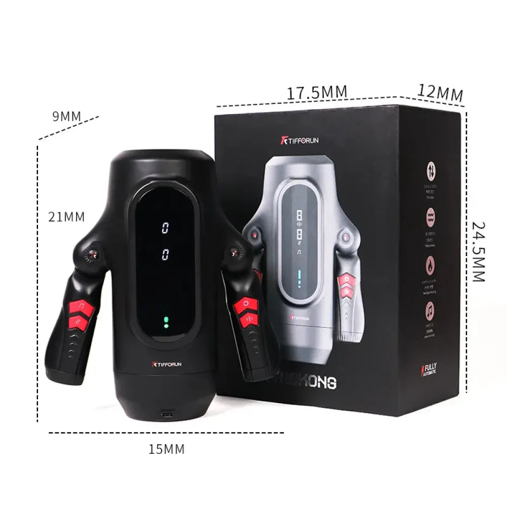 Automatic Telescopic Vibrator for Men Pocket Pussy