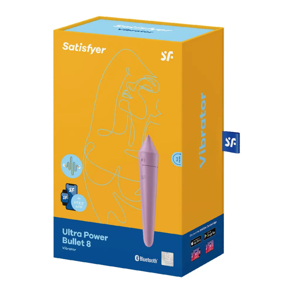 Bullet Vibrator Ultra Power By Satisfyer 8 Lilac