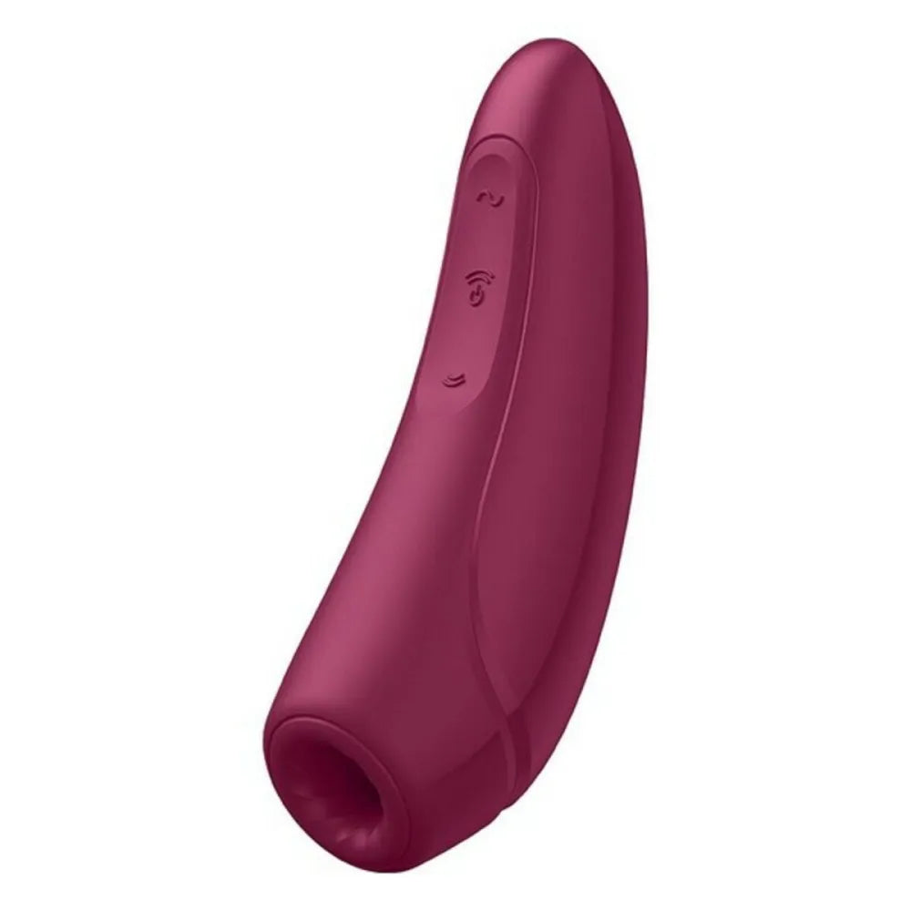 Clitoris Suction Stimulator By Satisfyer Curvy 1 + Burgundy