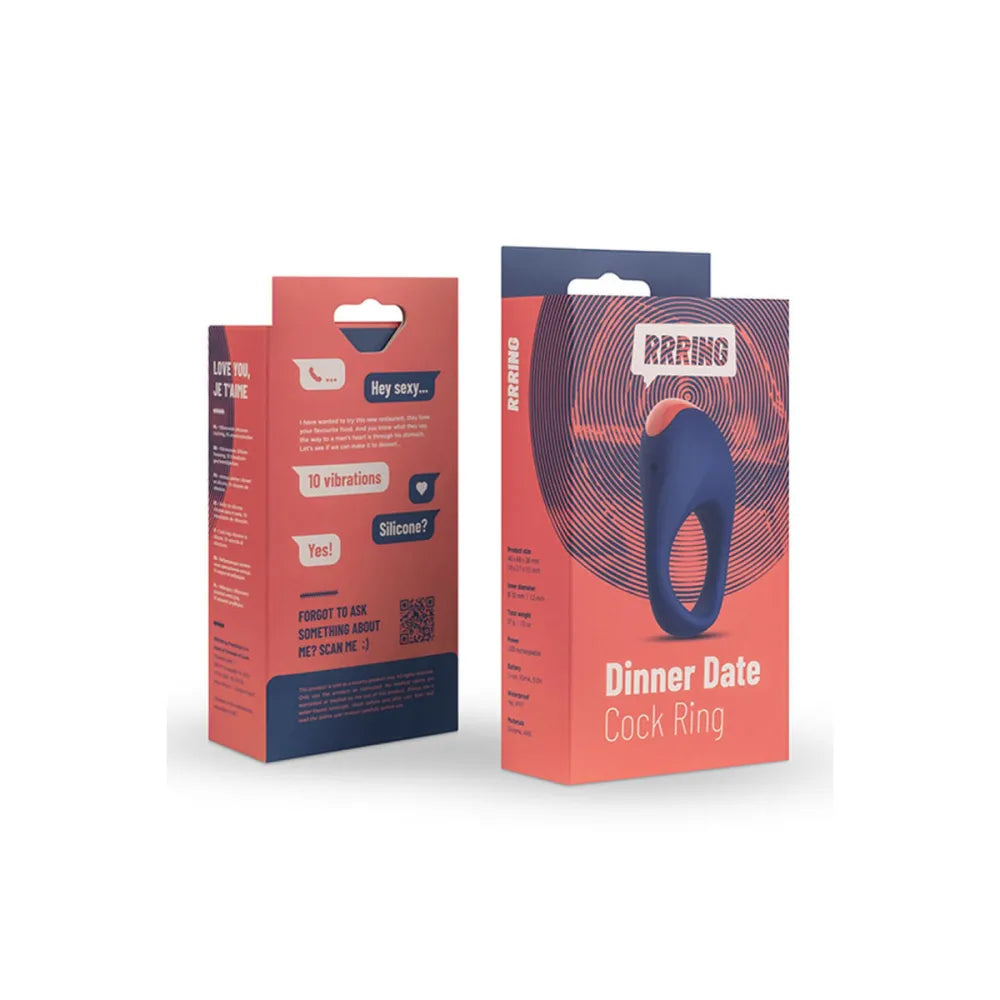 Cock Ring By Feelztoys Rrring Dinner Date Vibrator (30 Mm)