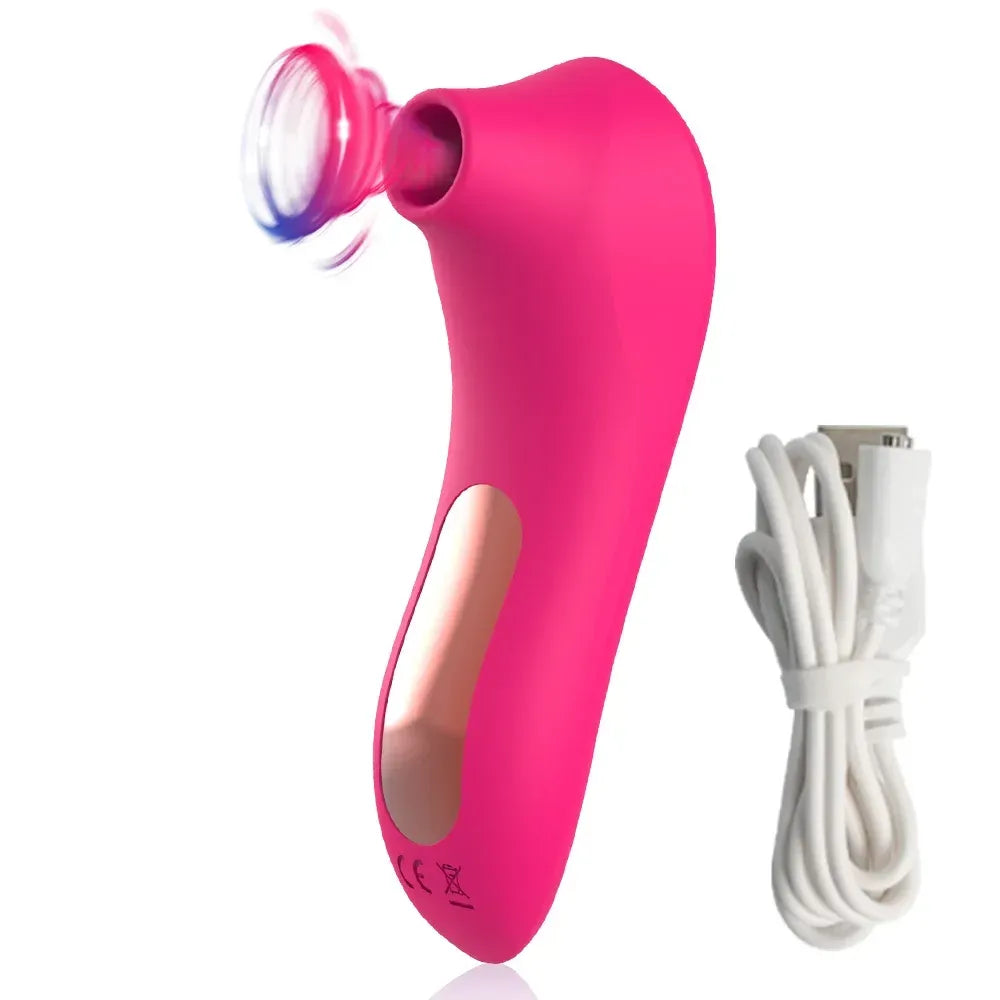 Compact Clitoral Suction Vibrator for Couples