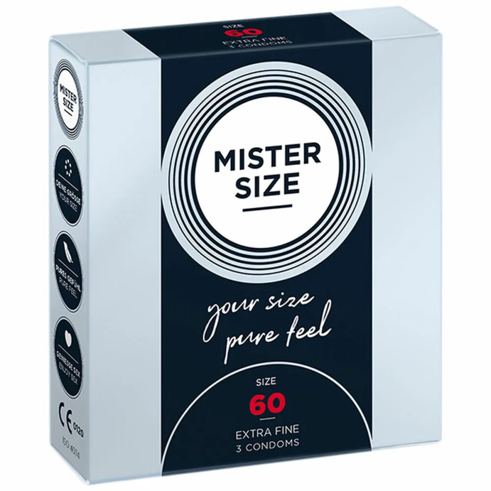 Condoms By Mister Size Extrafine 60 Mm