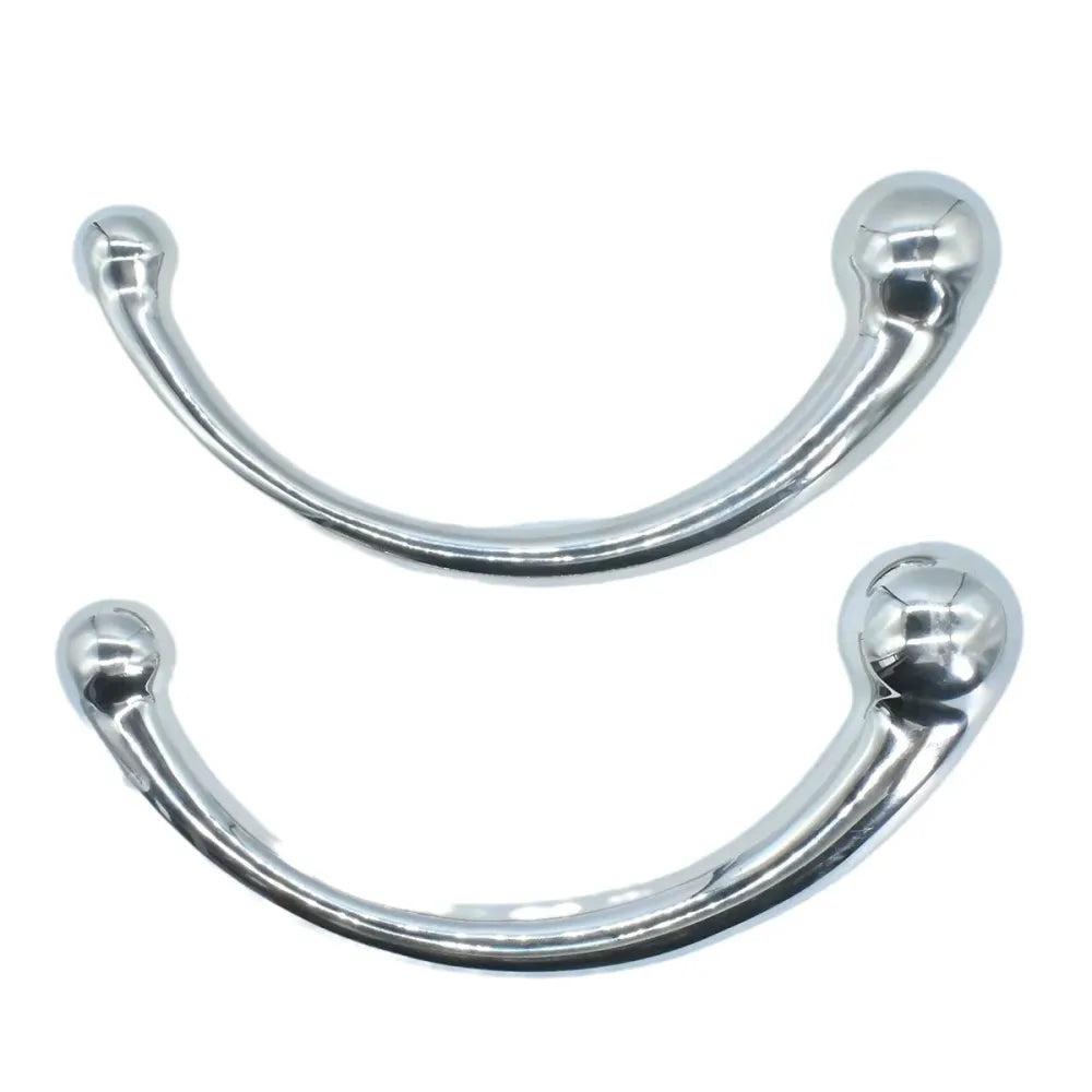 Double Ended Aluminum Anal Plug for Prostate Stimulation