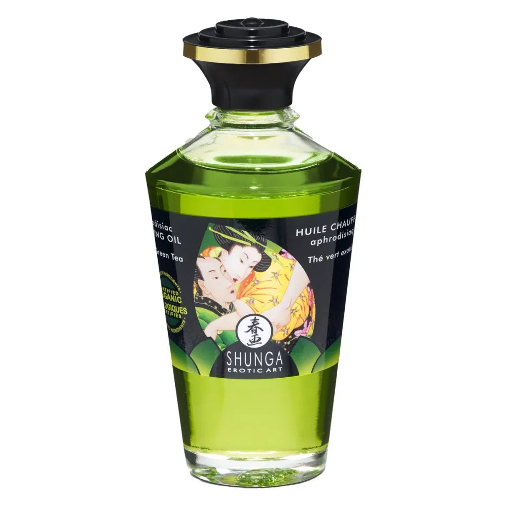 Erotic Massage Oil By Shunga 100 Ml Green Tea
