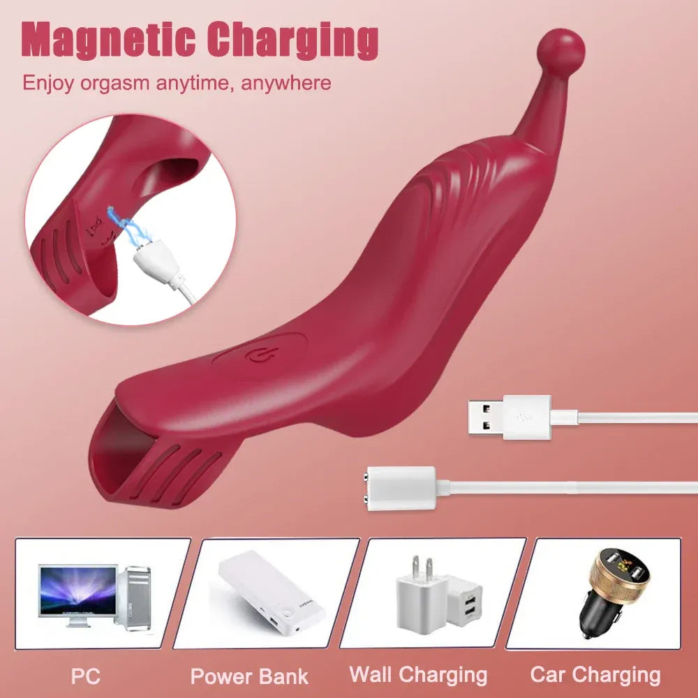 Intense Finger Vibrator for Women - Nipple & Clit