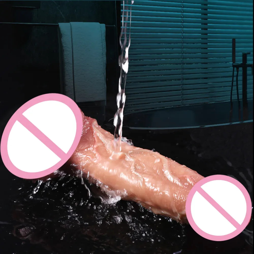 Large Silicone Dildo with Suction Cup - Pleasure for Women