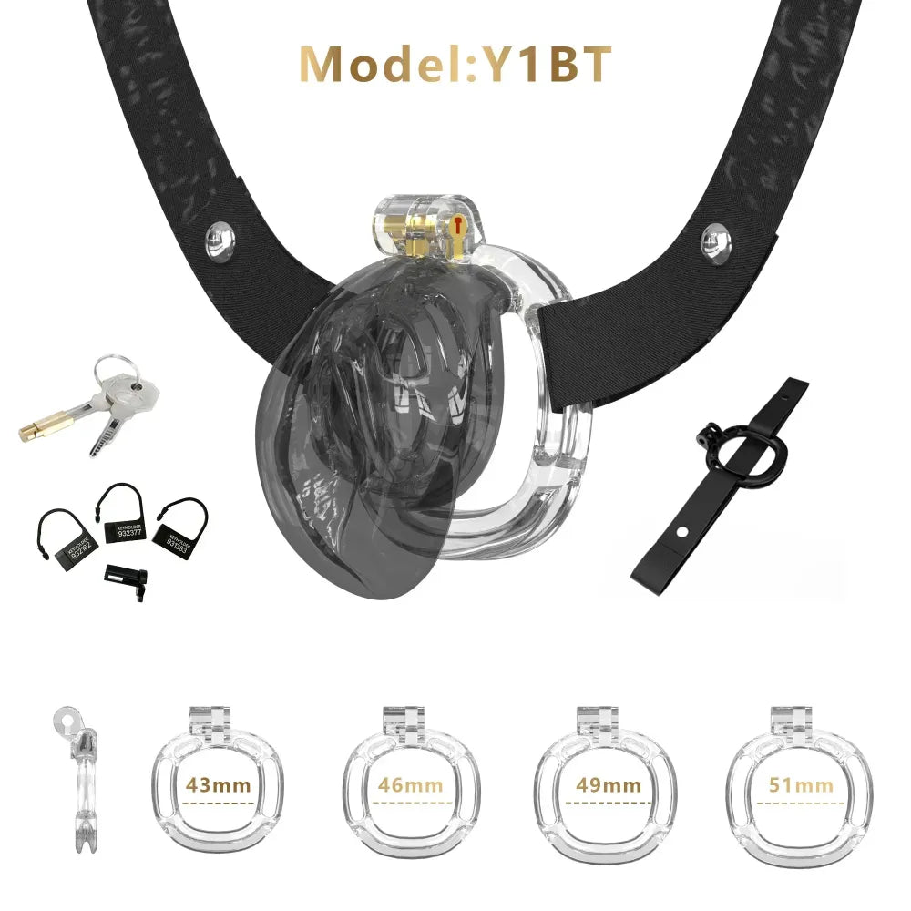 Lightweight Chastity Cage With Bandage Cock Lock For Men