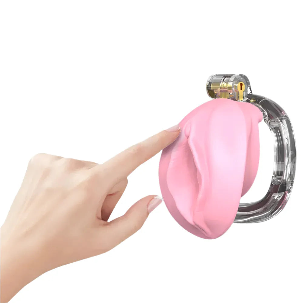 Lightweight Chastity Cage With Bandage Cock Lock For Men