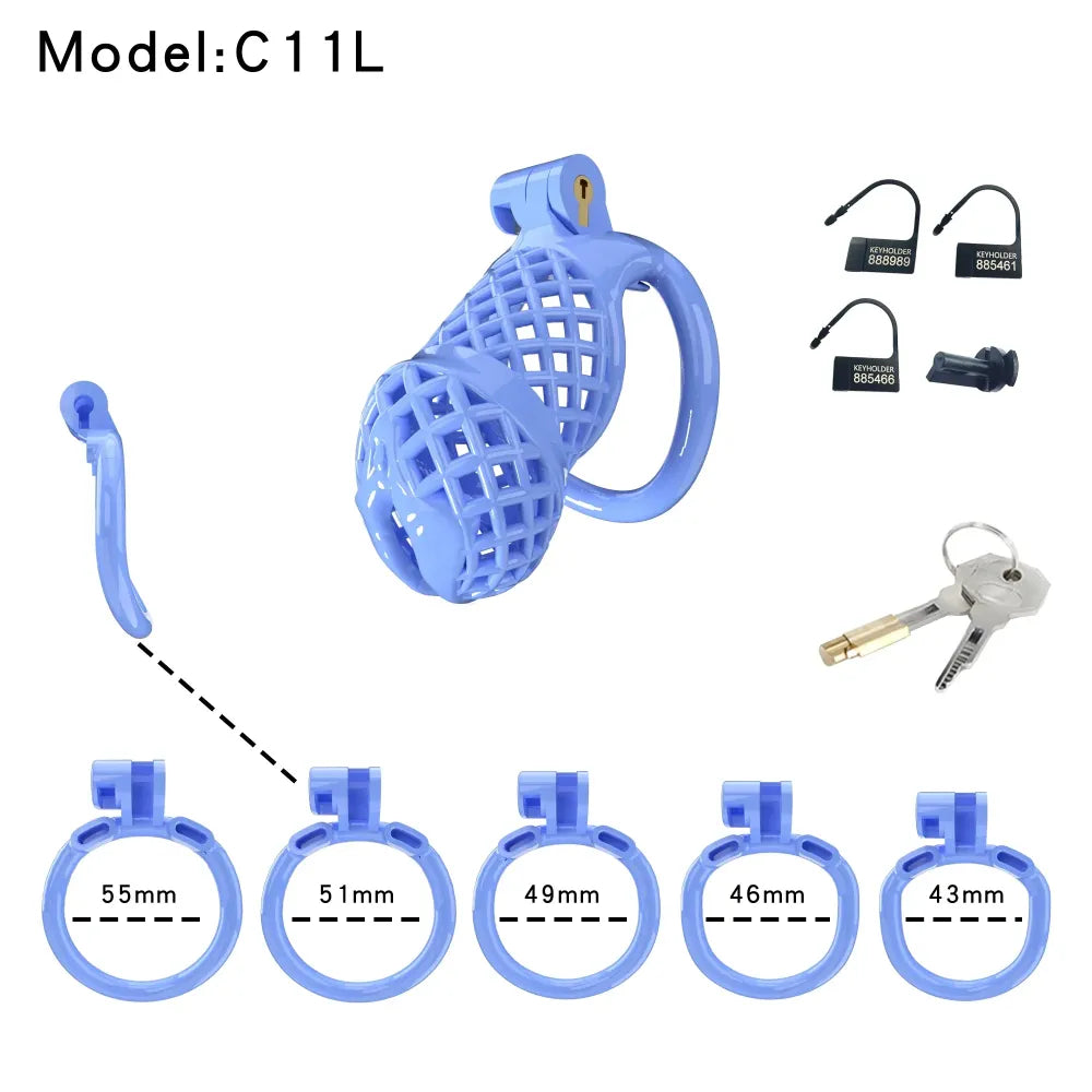 Lightweight Male Chastity Cage Plastic Cock Cage for Men