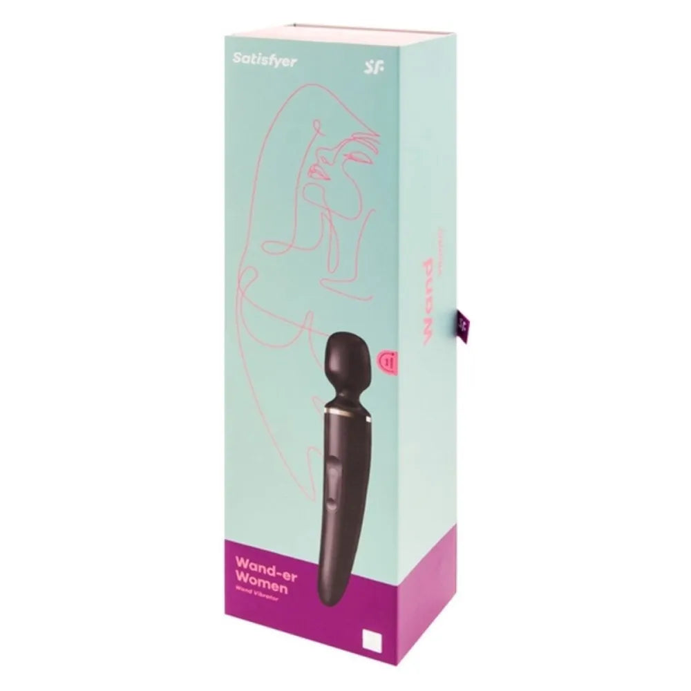 Massager By Satisfyer Wand-Er Womens Black