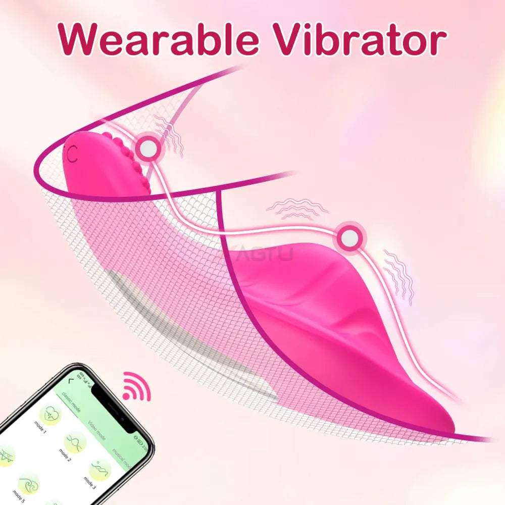 Mini Wearable Vibrator for Women - Outdoor Pleasure