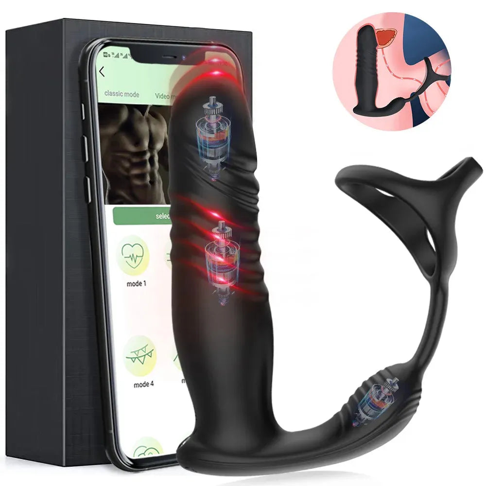 Remote Anal Vibrator For Men Prostate Massager
