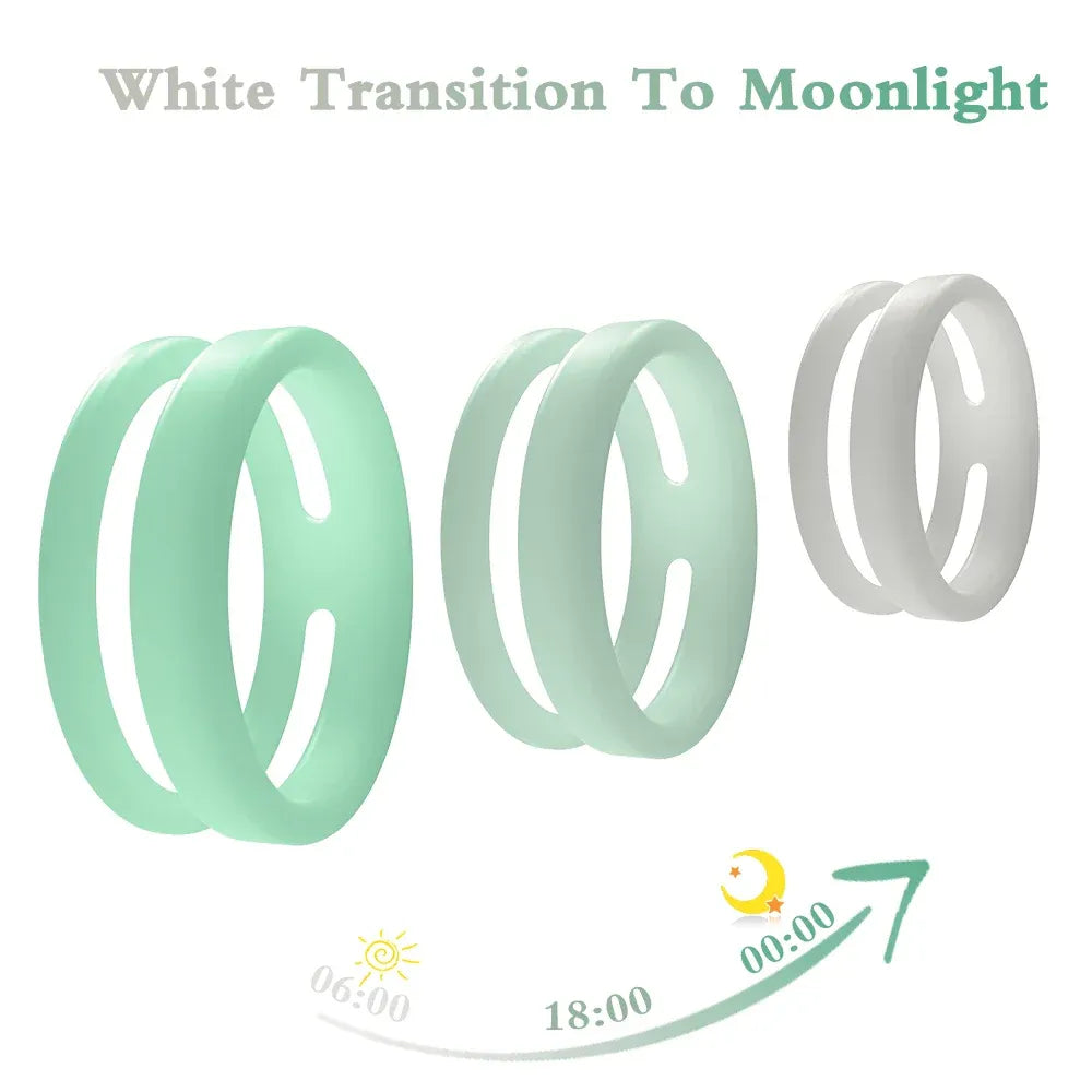 Silicone Dual Cock Rings For Men Delay Ejaculation &