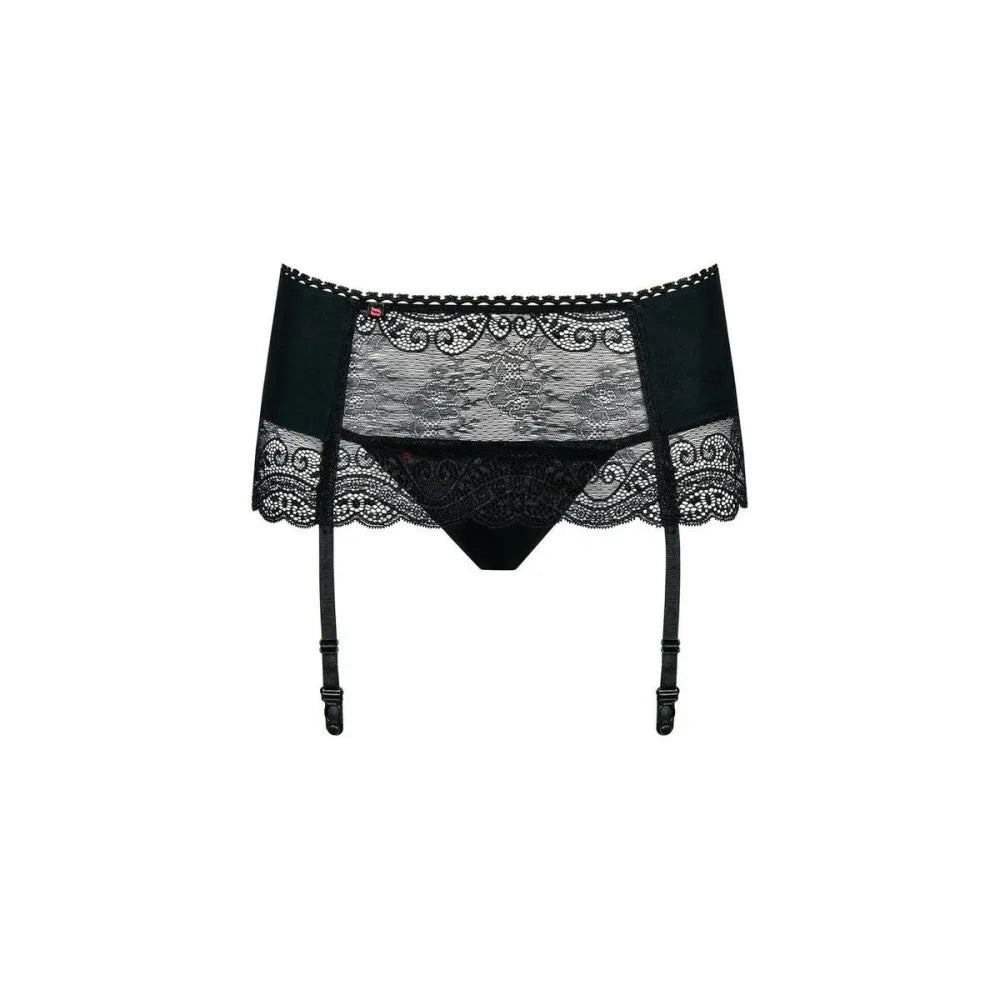 Suspender By Obsessive Miamor L/Xl Black