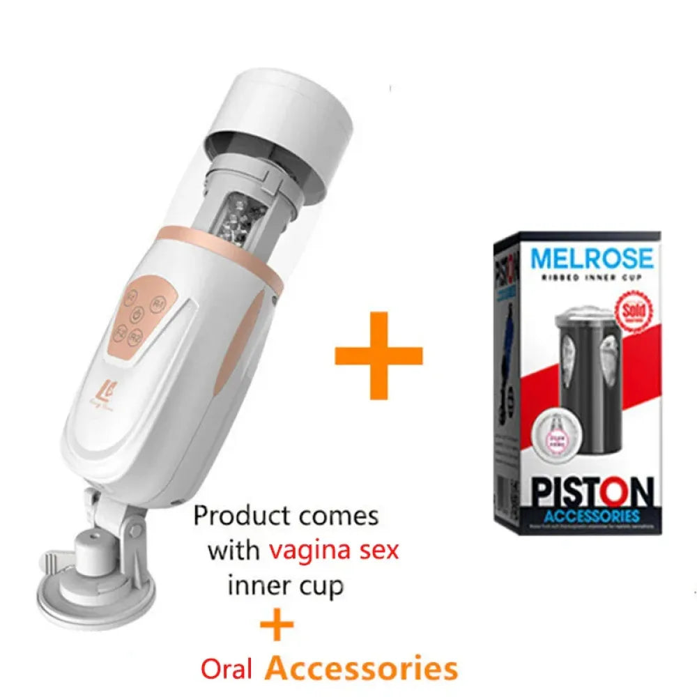 Telescopic Air Bag Masturbator Cup Automatic Sucking Sex