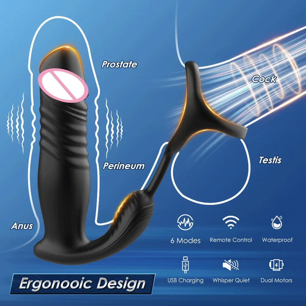 Telescopic Prostate Massager App Control