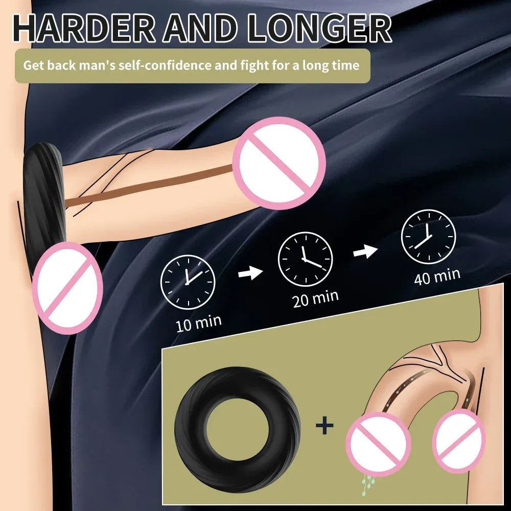 Thick Cock Ring For Delayed Ejaculation And Enlarged Penis