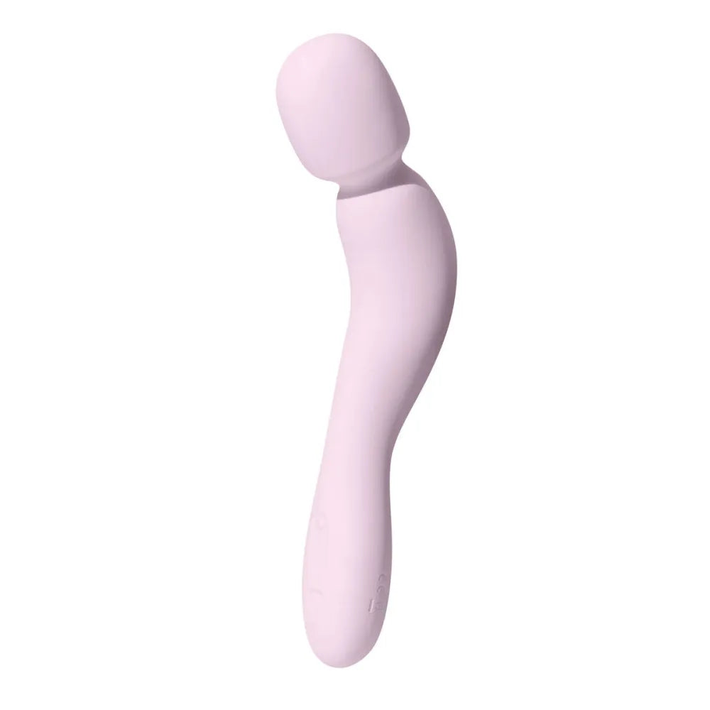 Vibrator By Dame Com Wand Massager Quartz White Pink