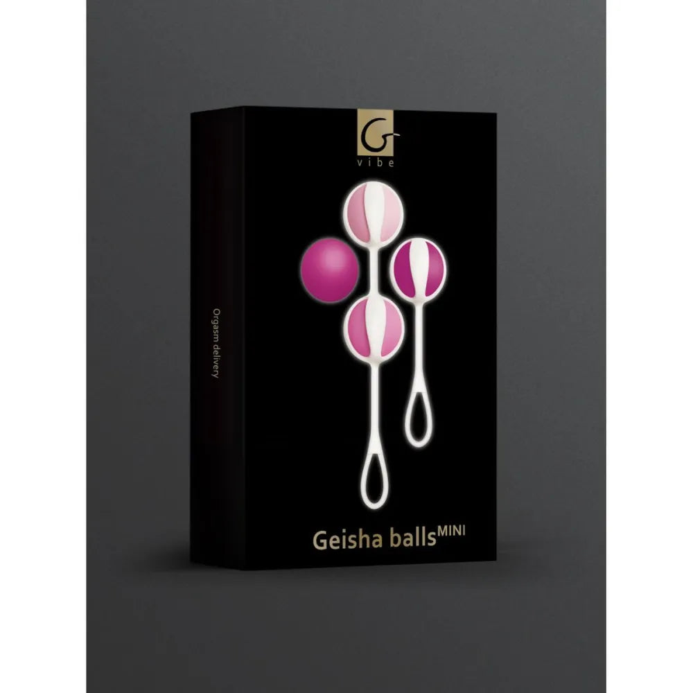 Weighted Kegel Training Kit By Gvibe Geisha Mini Fuchsia