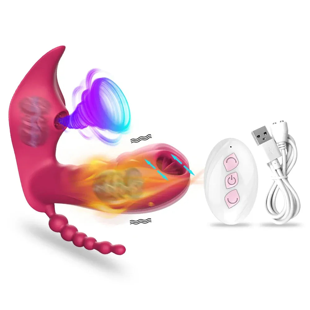 Wireless G-Spot Sucker & Clit Stimulator for Couples