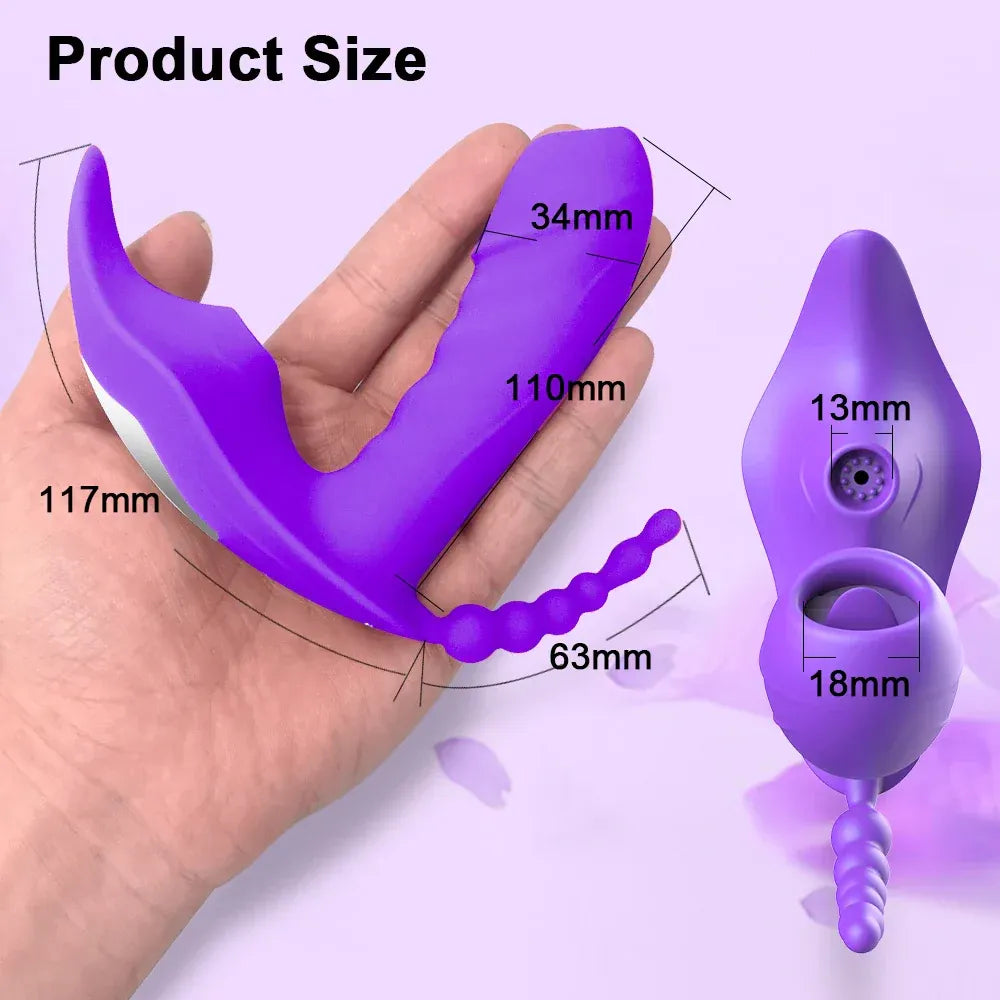 Wireless Heating Dildo Vibrator for Couples