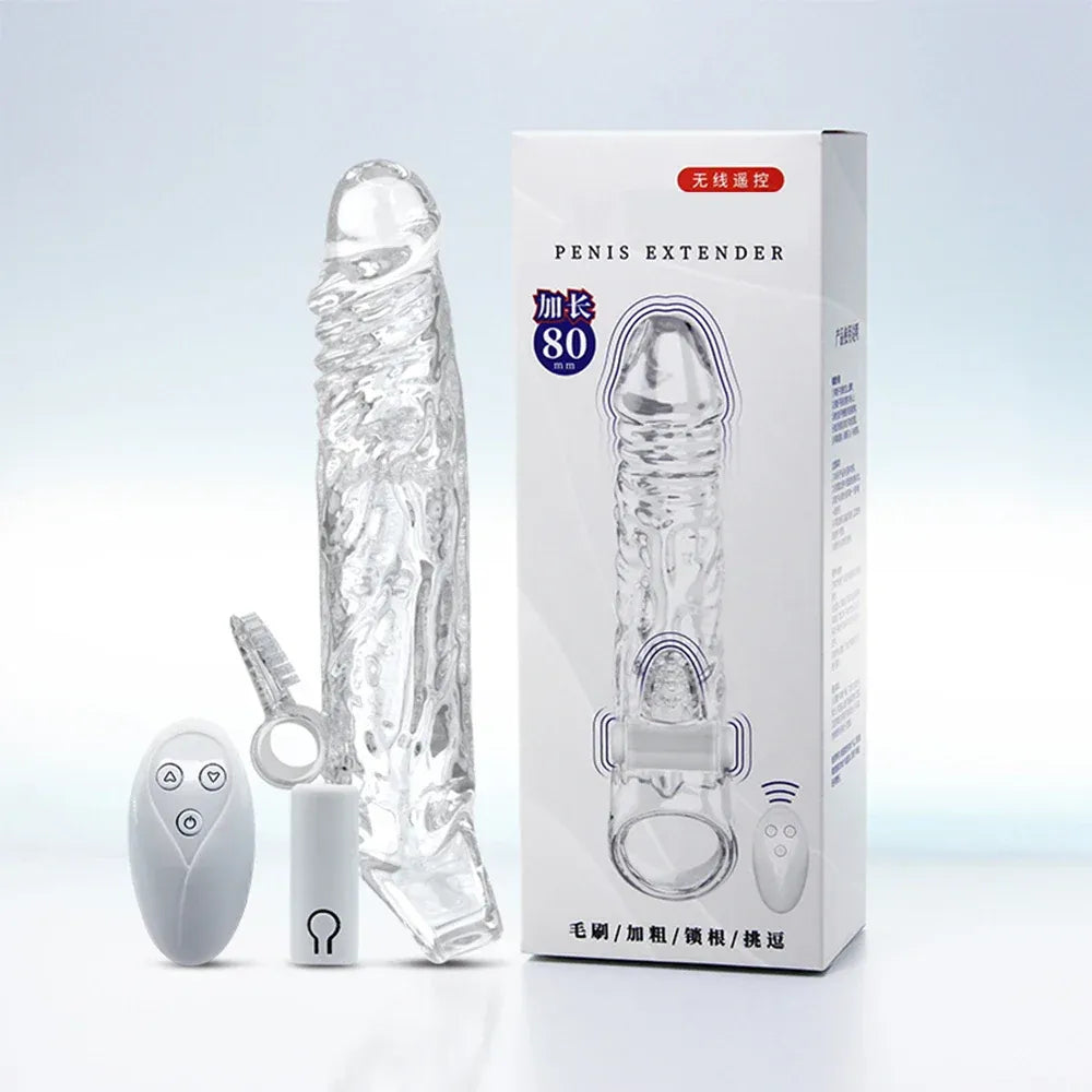 Wireless Penis Enlargement Sleeve With Remote Control