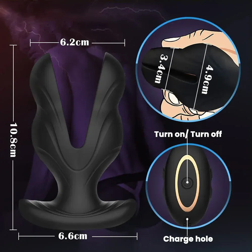 Wireless Remote Anal Plug For Men Shock Vibe