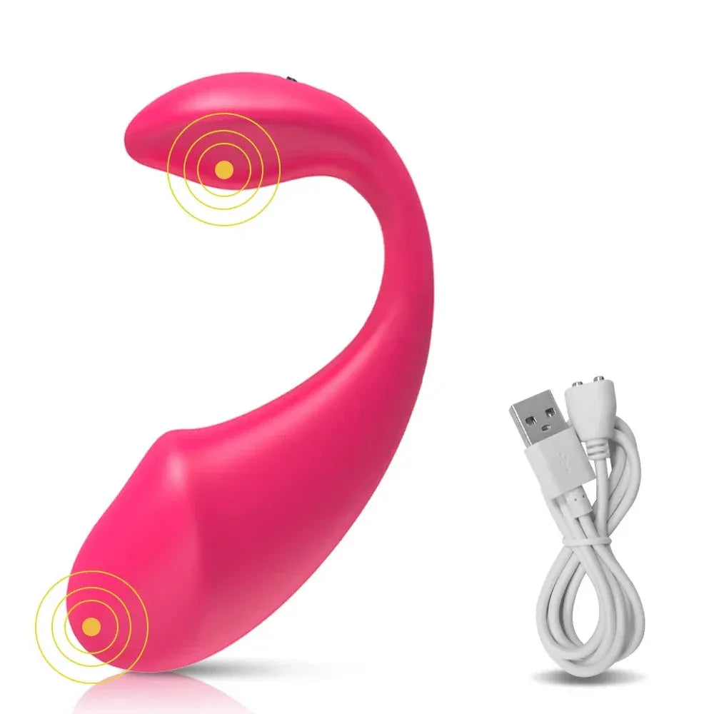 Wireless Vibrating Dildo for Couples